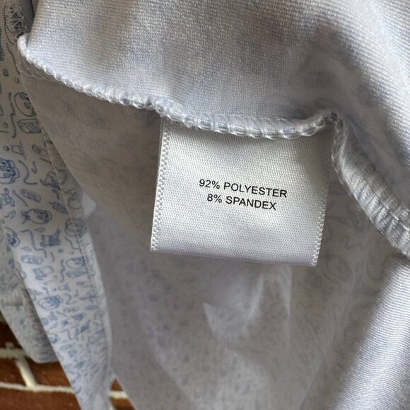 Peter Millar Summer Comfort Ritz-Carlton Golf Club Polo (L) Light Blue Print - Picture 10 of 10